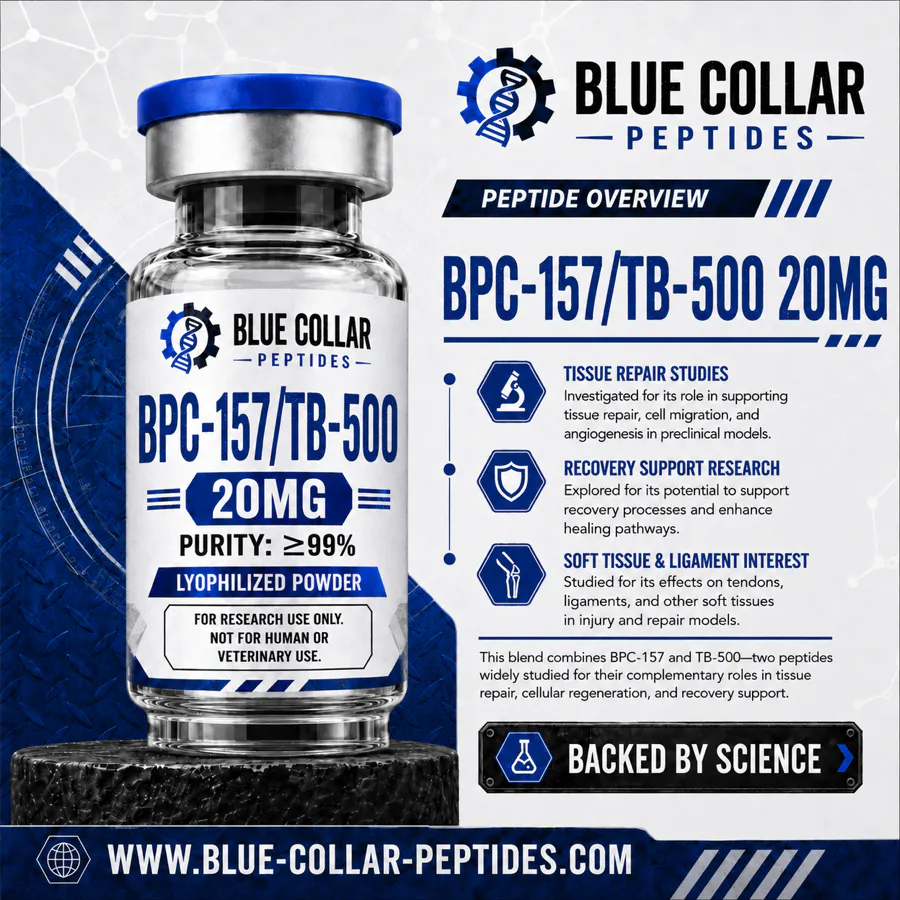 BPC-157 10 mg + TB-500 10 mg front view