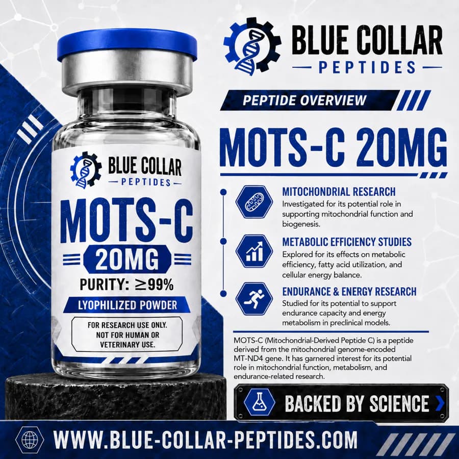 MOTS-C 20 mg laboratory research product