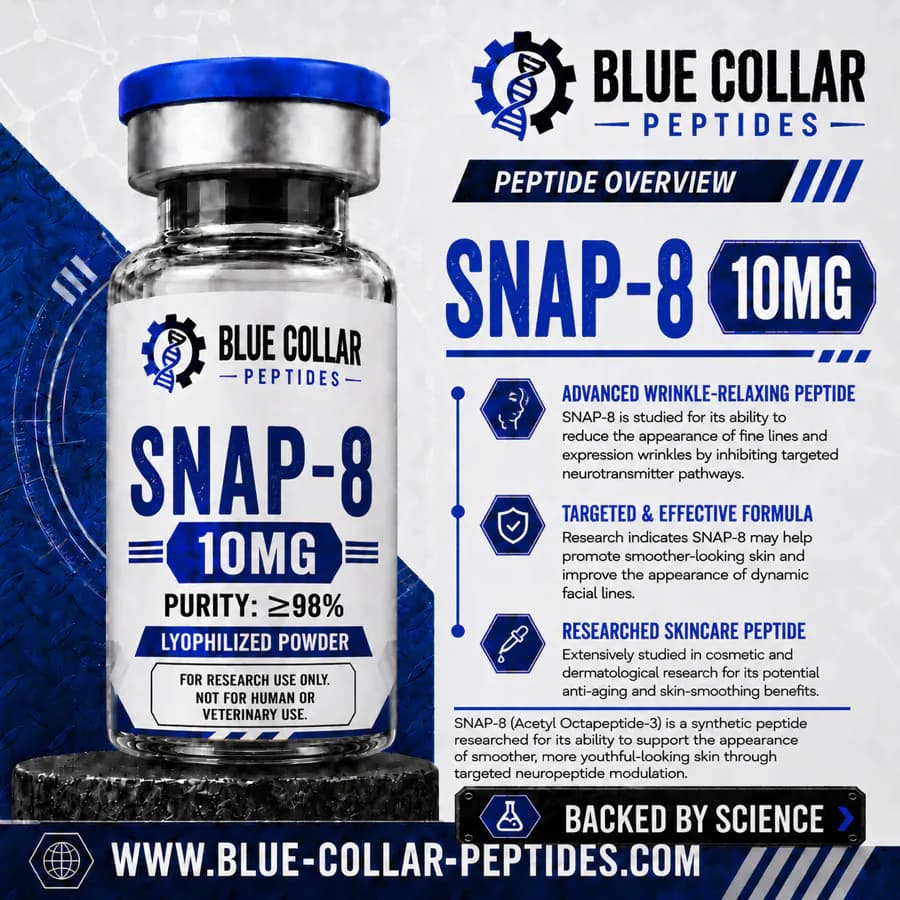 SNAP-8 10 mg Blue Collar Peptides product card